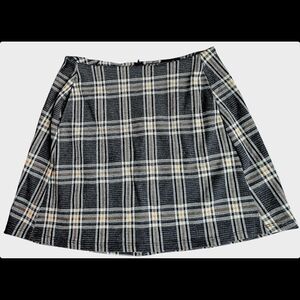 Originality Plaid A-Line Skirt
